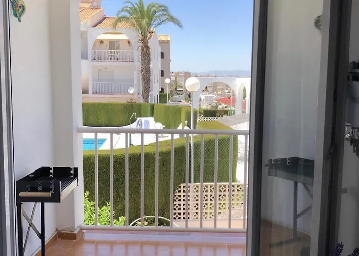With Pool, Sea Views & Balcony Less Than 10min Walk To La Mata Beach!